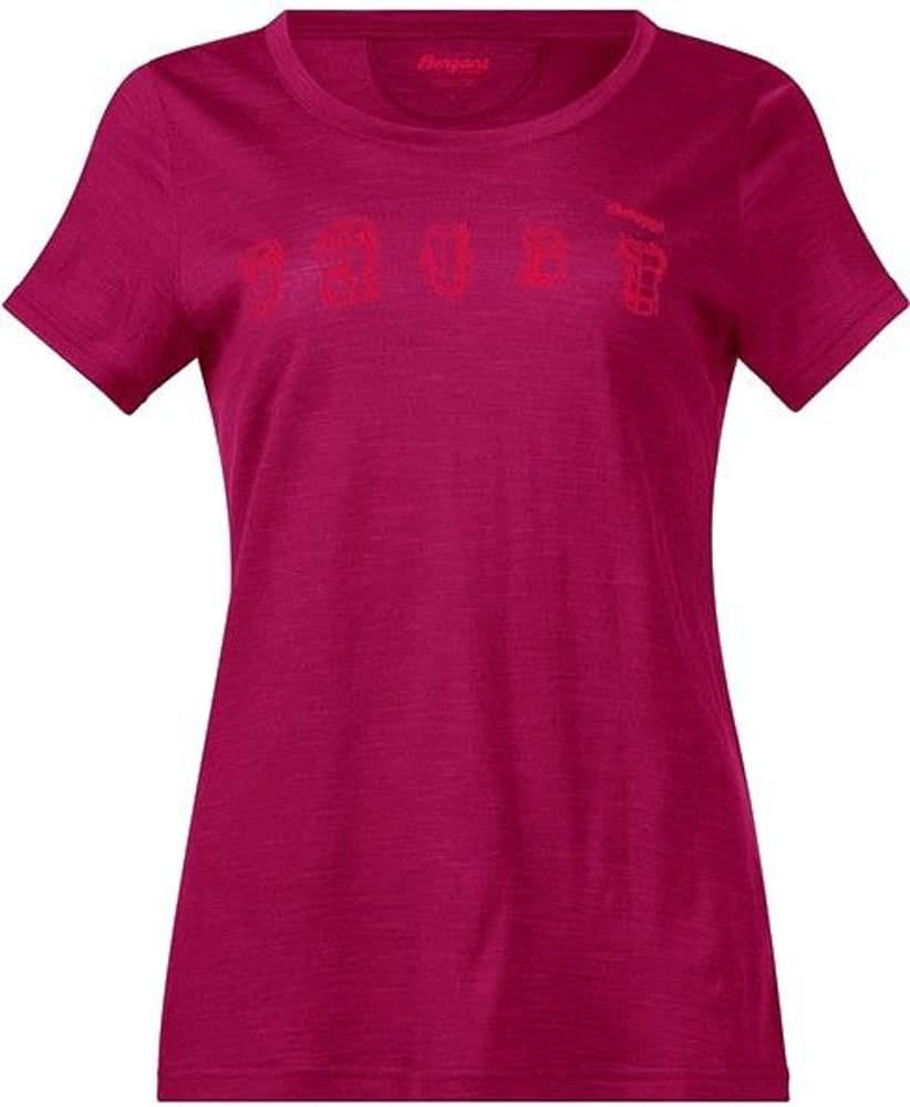 Bergans Backpack -naisten villa-T-paita, pinkki, view: 0