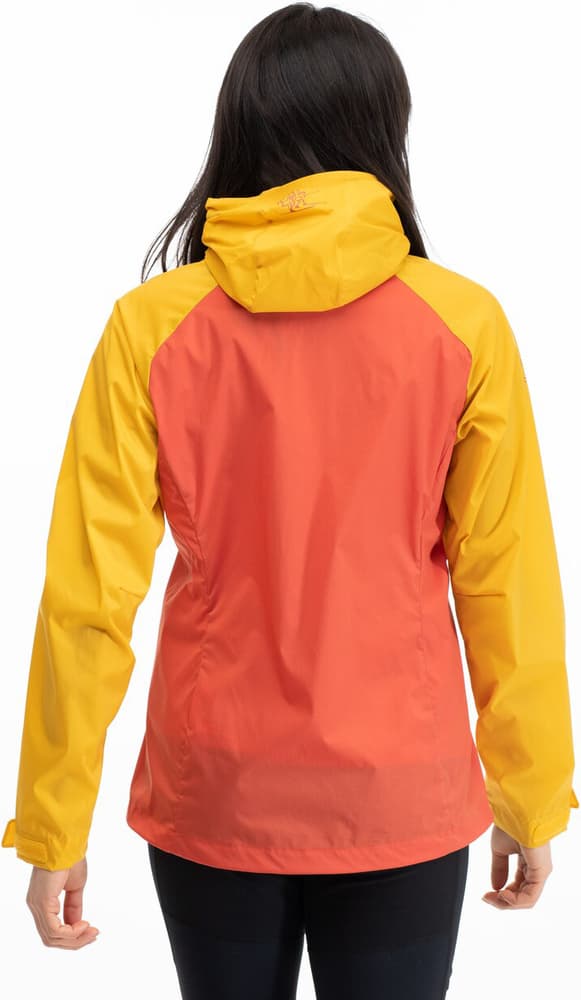 Bergans Microlight naisten takki, Brick/Light Golden Yellow, view: 3
