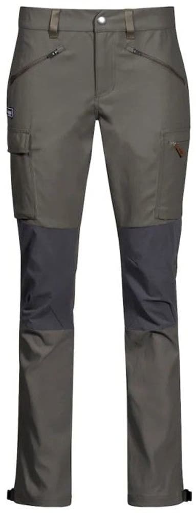 Bergans Naisten Nordmarka Hybrid Pants Green Mud / Solid Dark Grey, view: 0