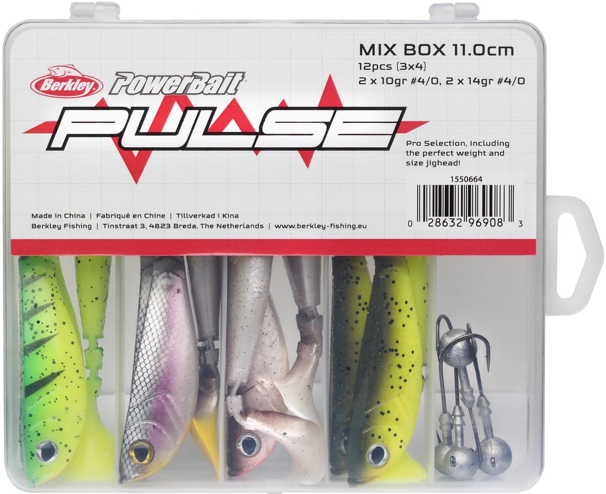 Pulse Shad Box 11 cm heittojigit, sis. jigipäät, view: 0