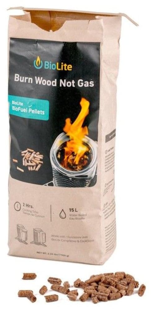 BioLite Campstove Bio fuel Pellets (1kg bag), view: 0
