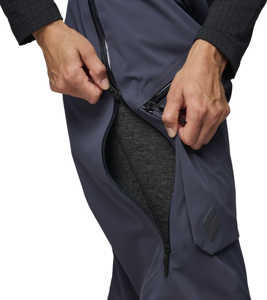 Factor Bibs naisten haalari/toppahousut, Charcoal, view: 7