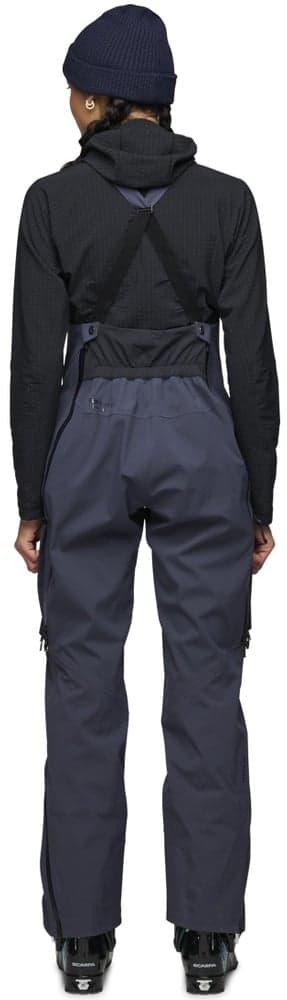 Factor Bibs naisten haalari/toppahousut, Charcoal, view: 3