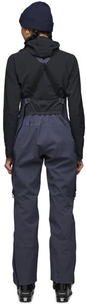 Factor Bibs naisten haalari/toppahousut, Charcoal, view: 3