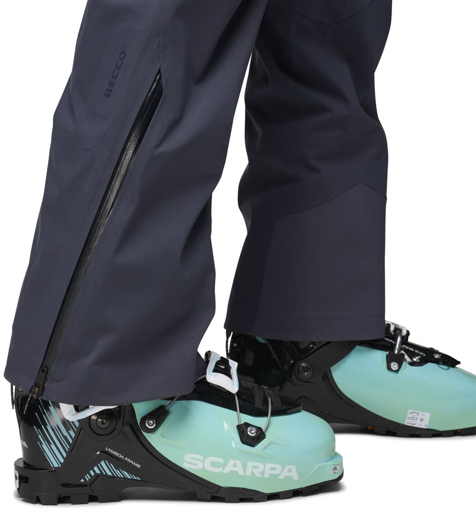 Factor Bibs naisten haalari/toppahousut, Charcoal, view: 9