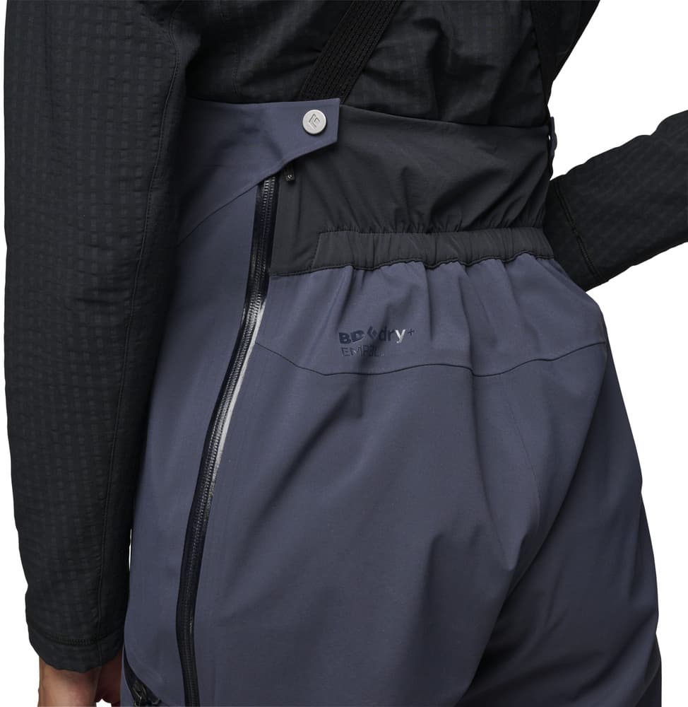 Factor Bibs naisten haalari/toppahousut, Charcoal, view: 6