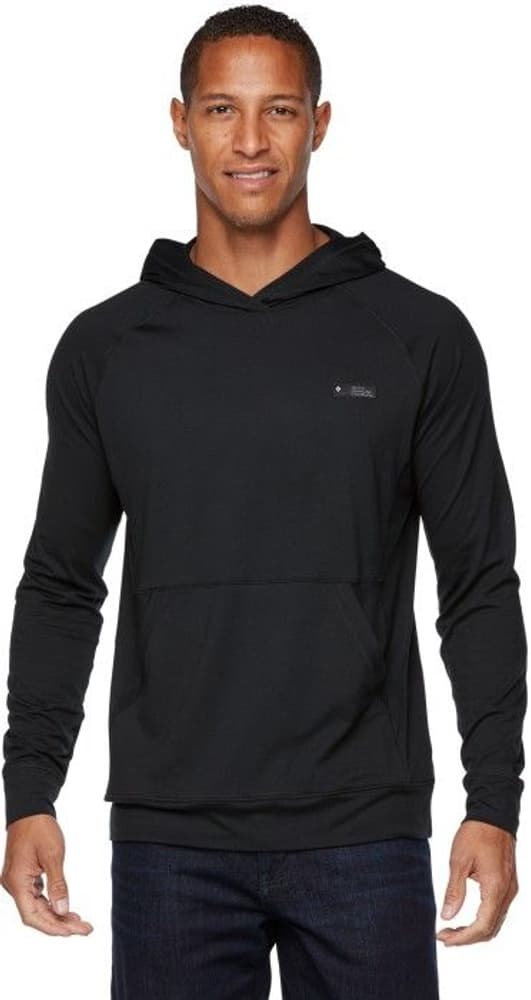 Stone Hoody tekninen huppari, musta, view: 1
