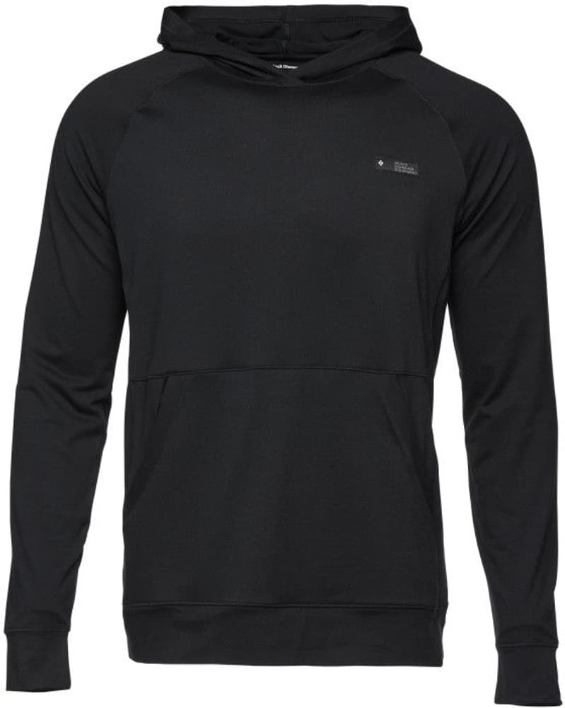 Stone Hoody tekninen huppari, musta, view: 0