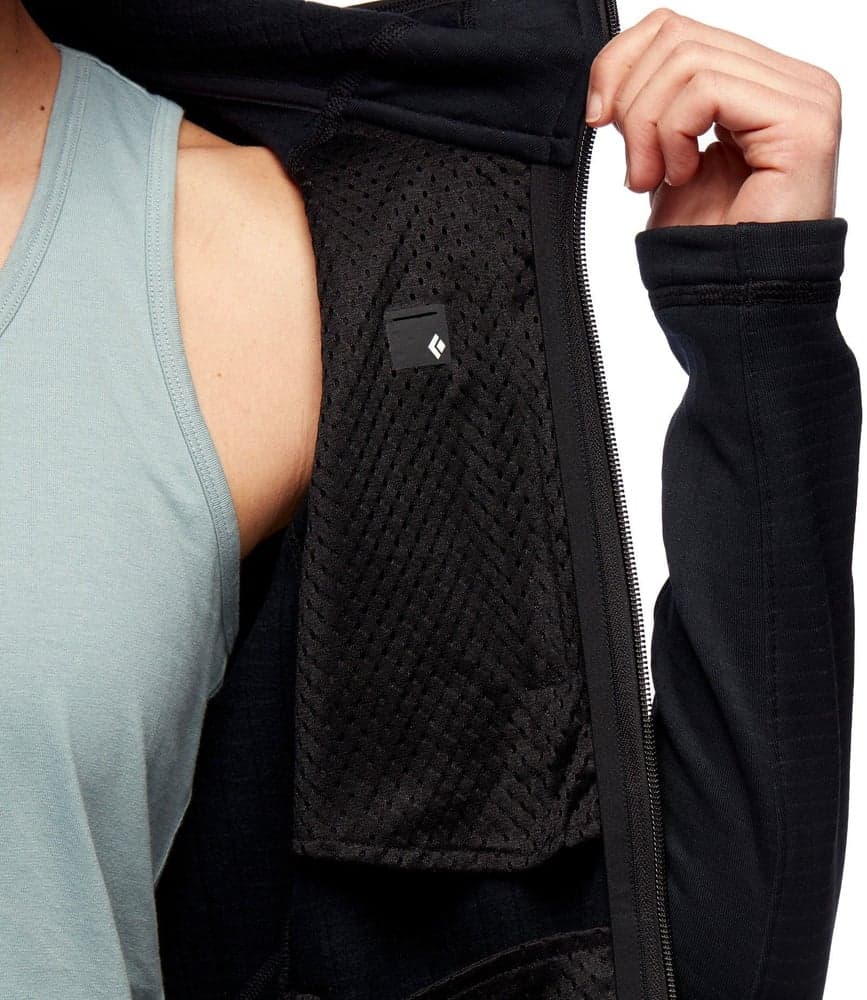 Factor Hoody naisten fleecetakki, musta, view: 6