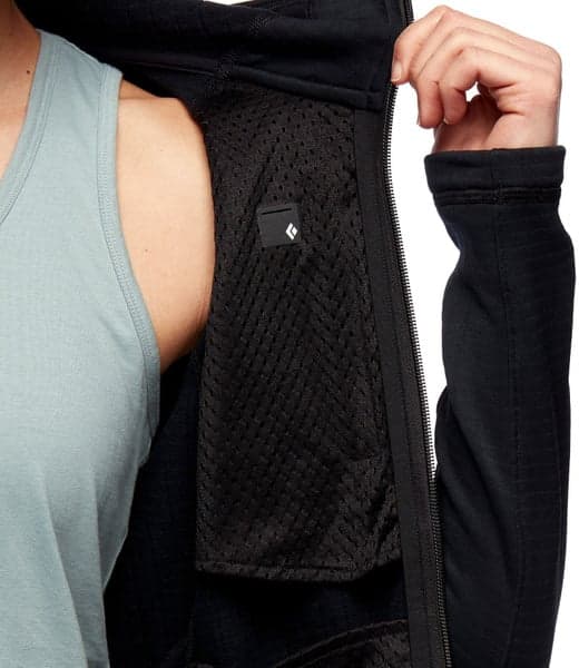 Factor Hoody naisten fleecetakki, musta, view: 6