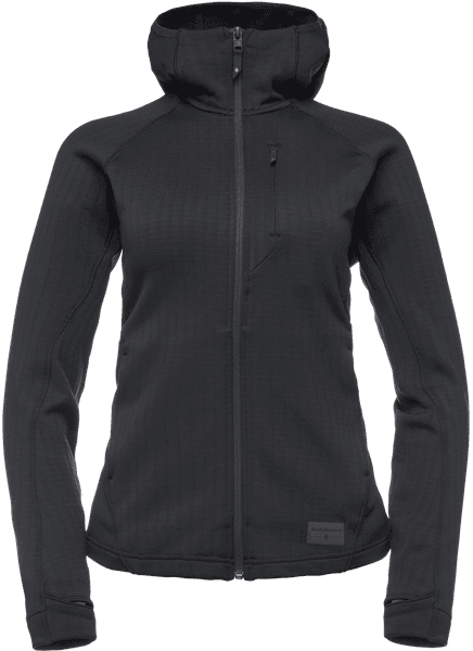 Factor Hoody naisten fleecetakki, musta, view: 0