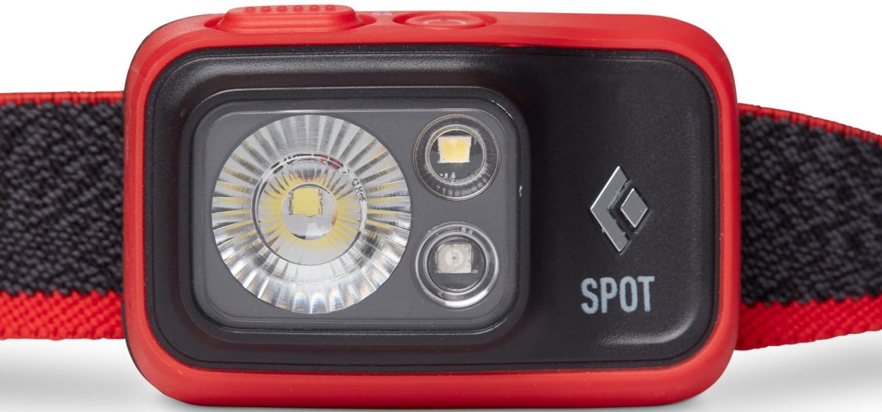 Spot 400 Headlamp otsalamppu, punainen/harmaa, view: 1