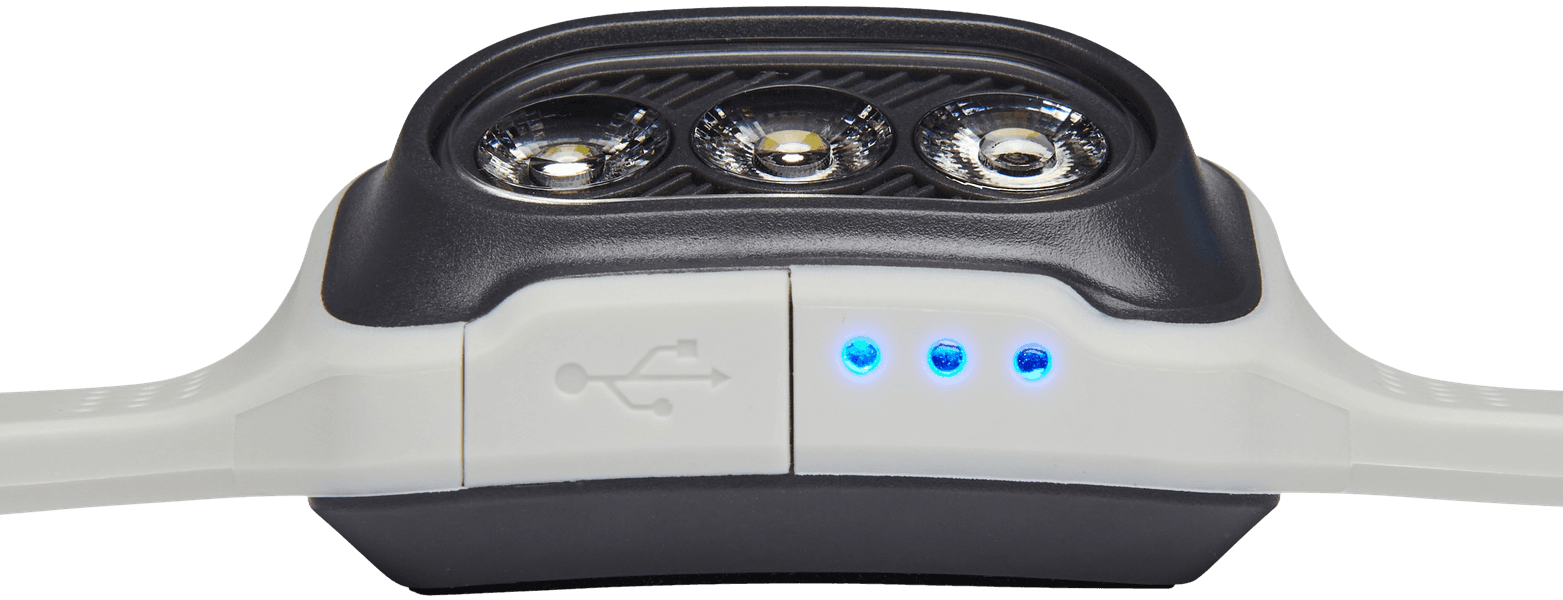 Deploy Run Light otsalamppu, musta/valkoinen, view: 2