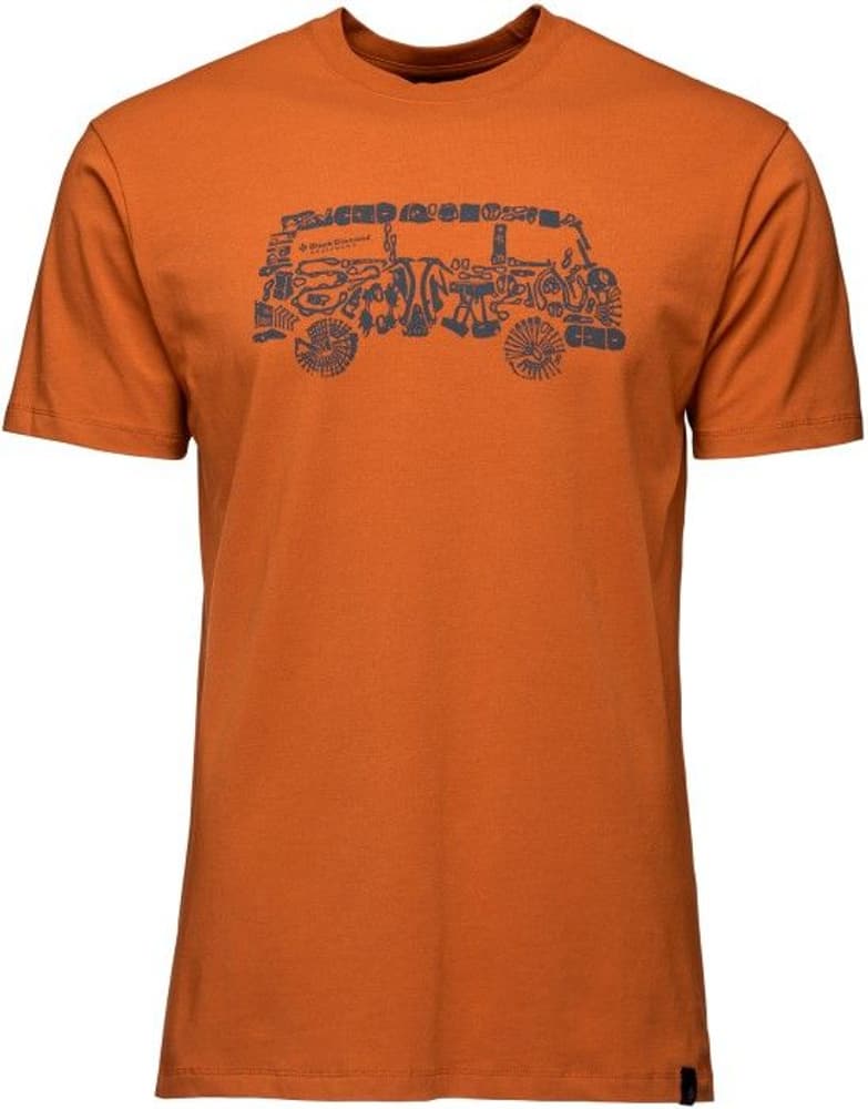 Vantastic Tee luomupuuvillainen t-paita, murrettu oranssi, view: 0