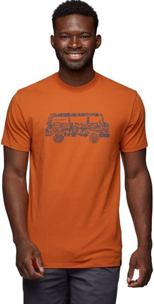 Vantastic Tee luomupuuvillainen t-paita, murrettu oranssi, view: 1