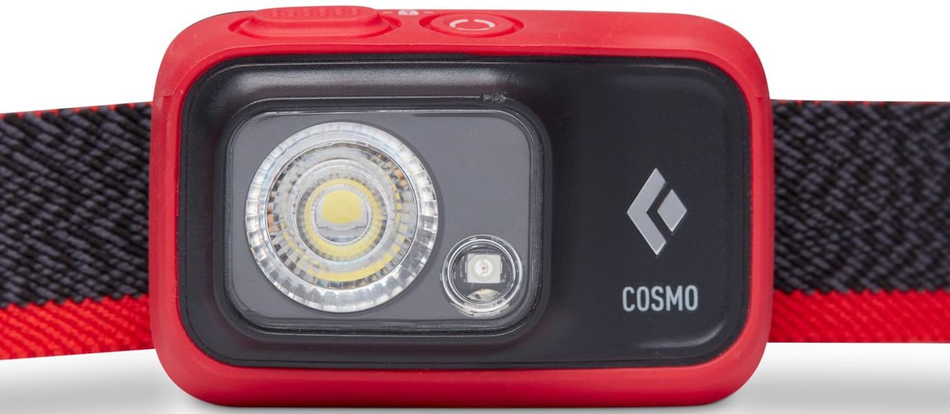 Cosmo 350 Headlamp vedenkestävä otsalamppu, punainen, view: 1