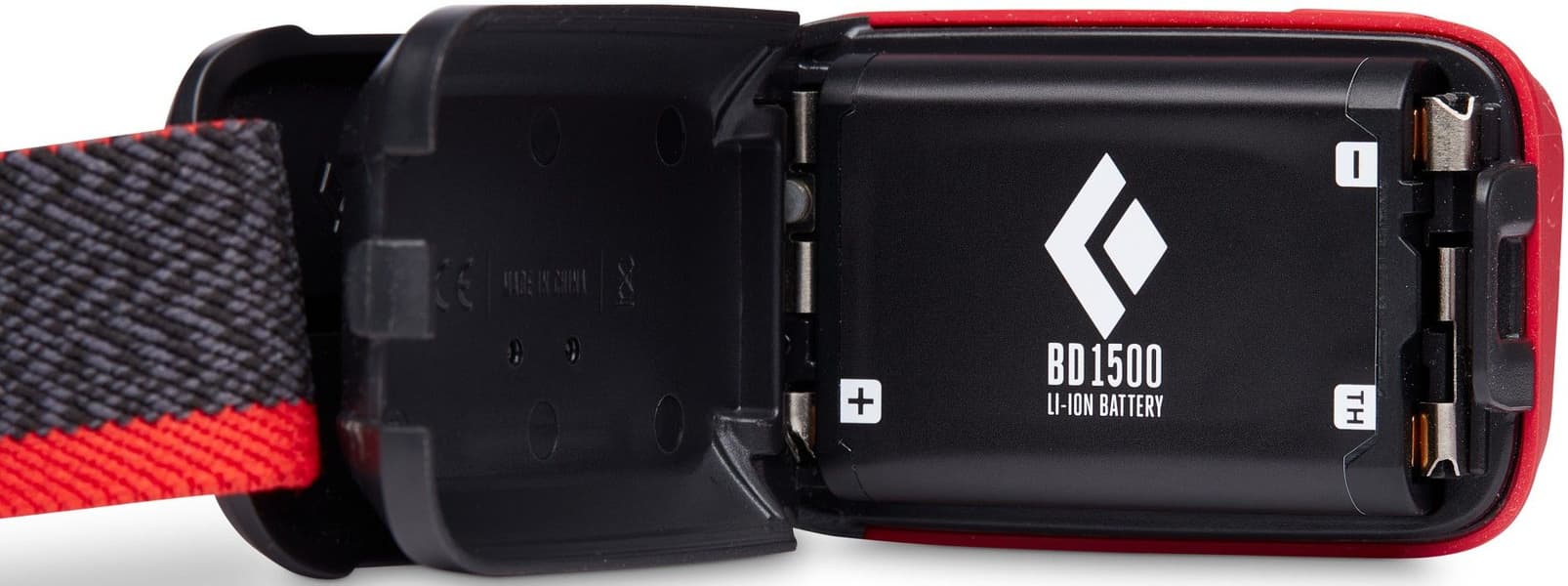 Cosmo 350 Headlamp vedenkestävä otsalamppu, punainen, view: 3