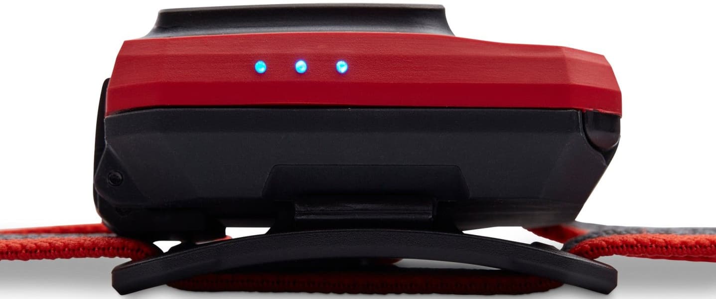 Storm 450 Headlamp vedenkestävä otsalamppu, punainen/musta, view: 6