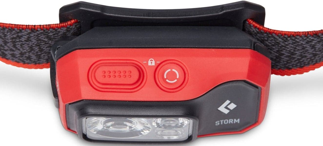 Storm 450 Headlamp vedenkestävä otsalamppu, punainen/musta, view: 2