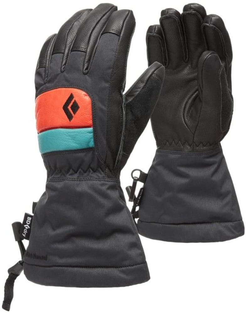 Kids Spark Gloves lasten hanskat, Caspian-Rust, view: 0