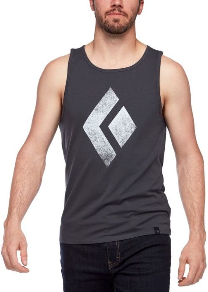 Chalked Up Tank miesten hihaton paita, tummanharmaa, view: 1