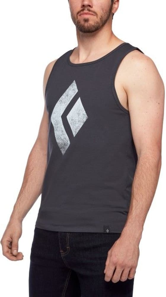 Chalked Up Tank miesten hihaton paita, tummanharmaa, view: 2