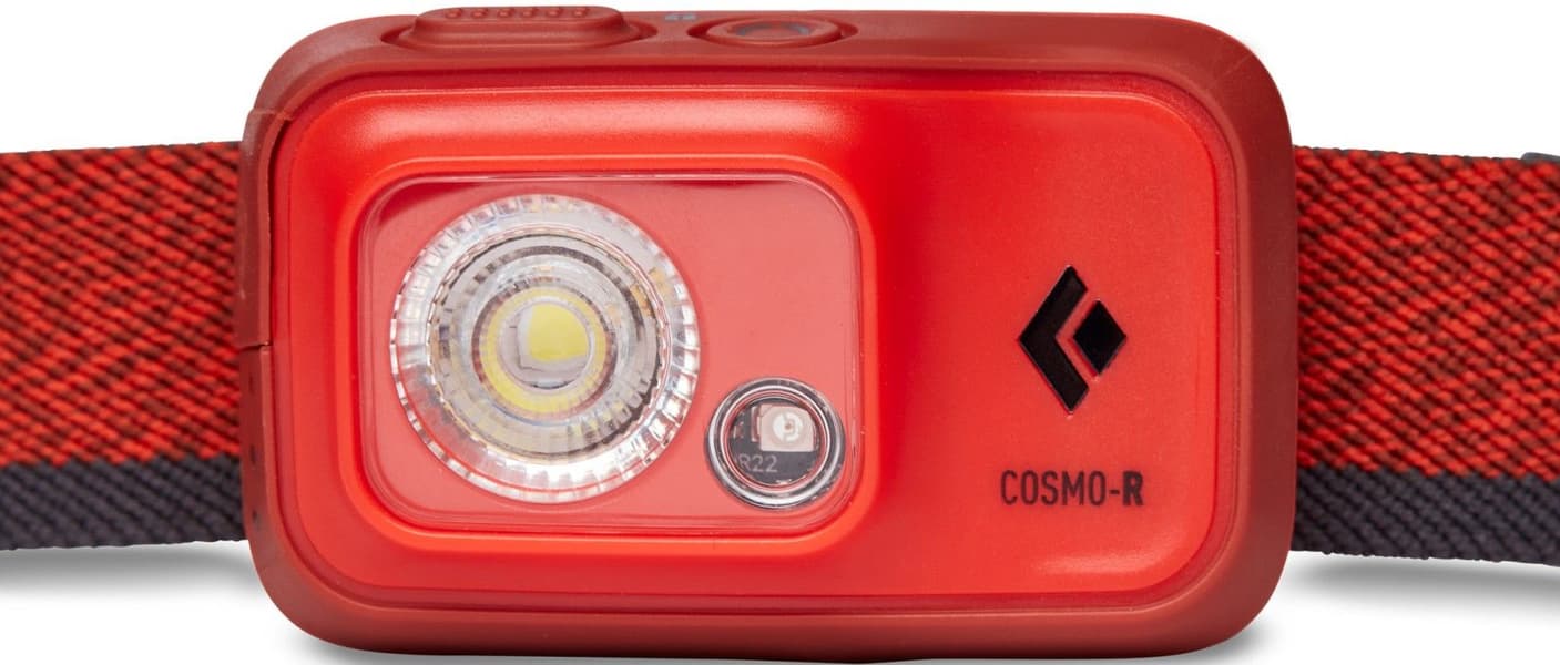 Cosmo 350-R Headlamp vedenkestävä otsalamppu, punainen, view: 1
