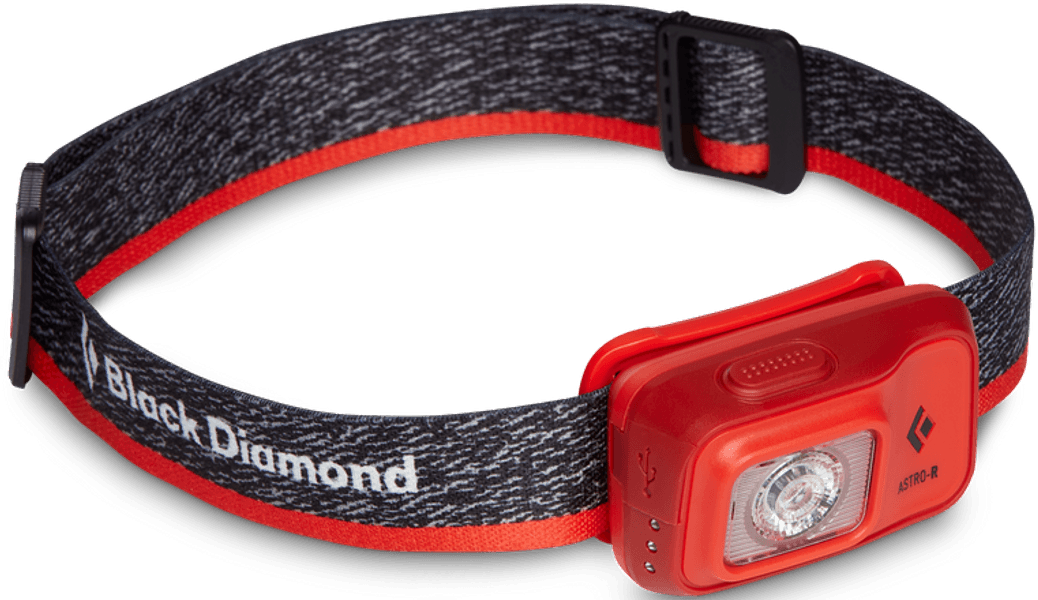 Astro 300-R Headlamp otsalamppu, punainen/harmaa, view: 0