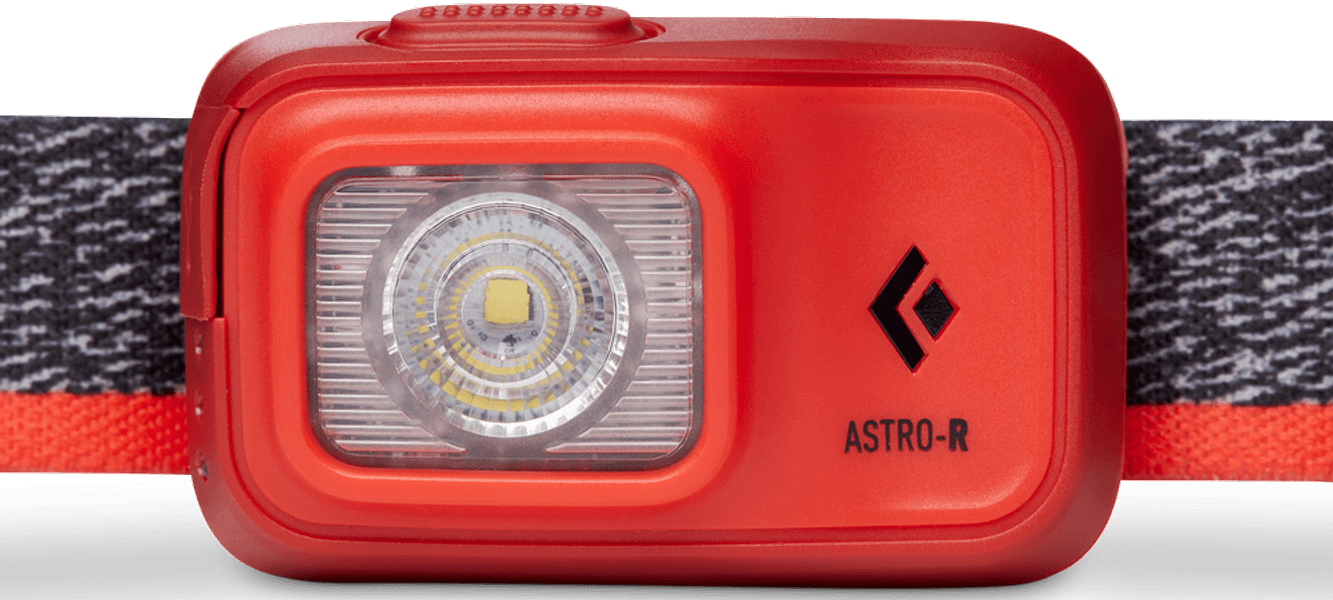 Astro 300-R Headlamp otsalamppu, punainen/harmaa, view: 1