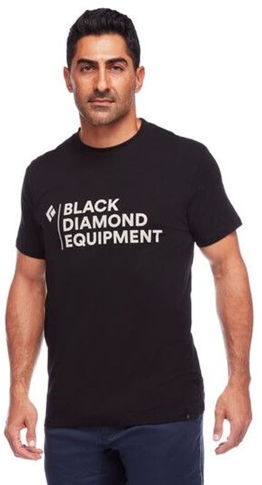 Stacked Logo Tee t-paita, musta, view: 1