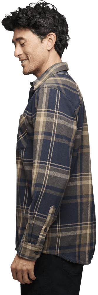 Project Flannel paita, Charcoal/Walnut Plaid, view: 2