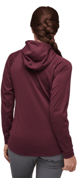 Coefficient Hoody naisten fleece, punavioletti, view: 2