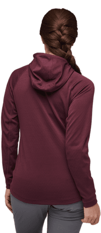 Coefficient Hoody naisten fleece, punavioletti - view: 2