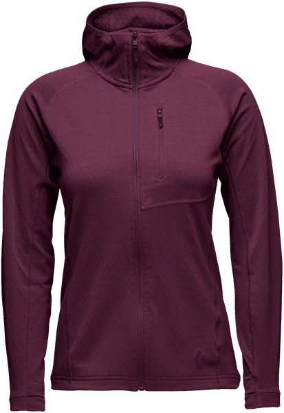 Coefficient Hoody naisten fleece, punavioletti, view: 0