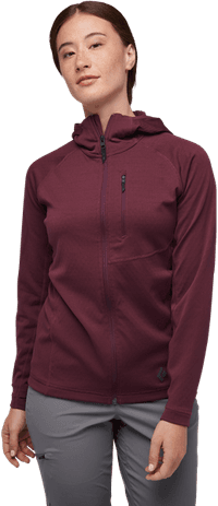 Coefficient Hoody naisten fleece, punavioletti - view: 1