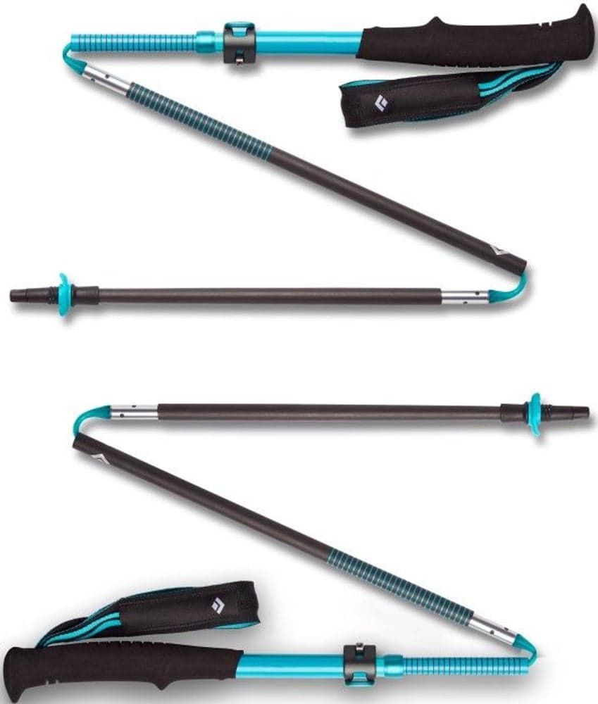 Distance Carbon FLZ Poles naisten vaellussauvat, turkoosi/musta, view: 1