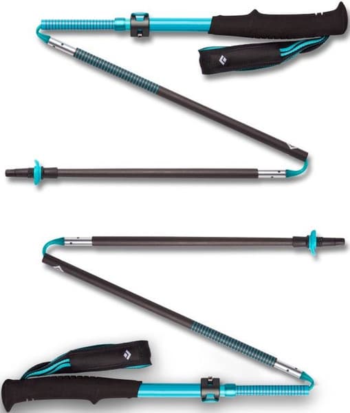 Distance Carbon FLZ Poles naisten vaellussauvat, turkoosi/musta, view: 1