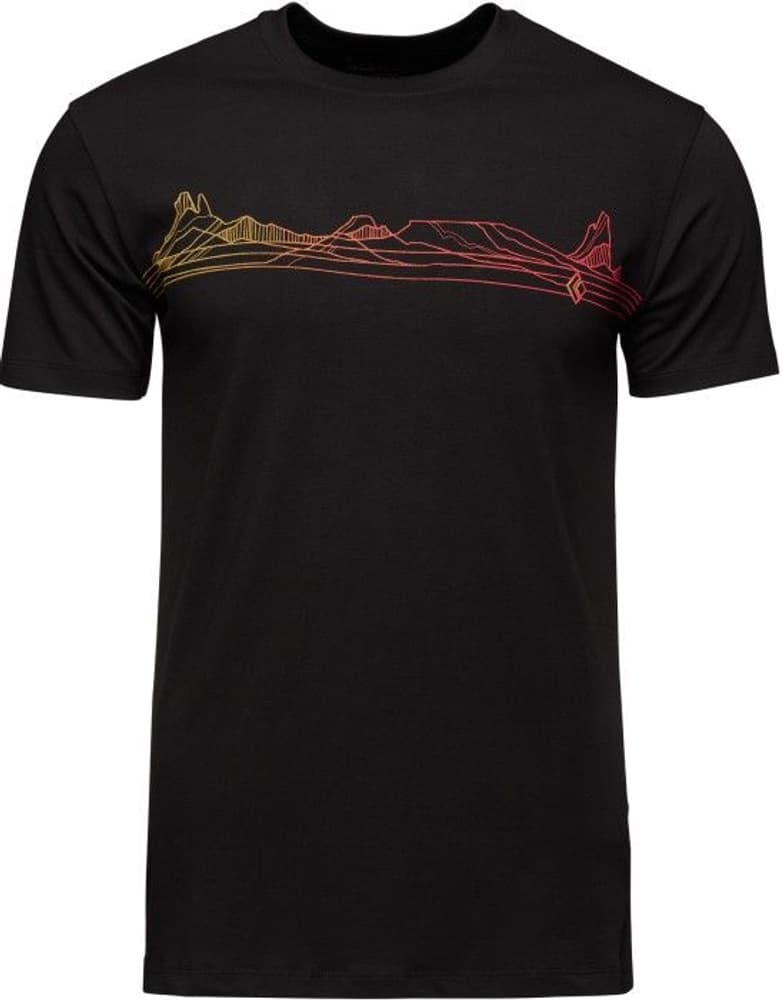 Desert Lines SS Tee puuvillainen t-paita, musta, view: 0