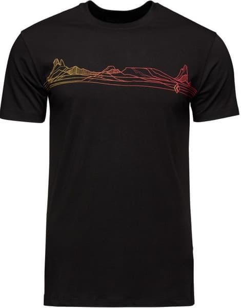 Desert Lines SS Tee puuvillainen t-paita, musta, view: 0