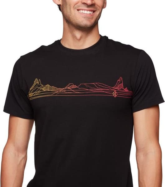 Desert Lines SS Tee puuvillainen t-paita, musta, view: 3