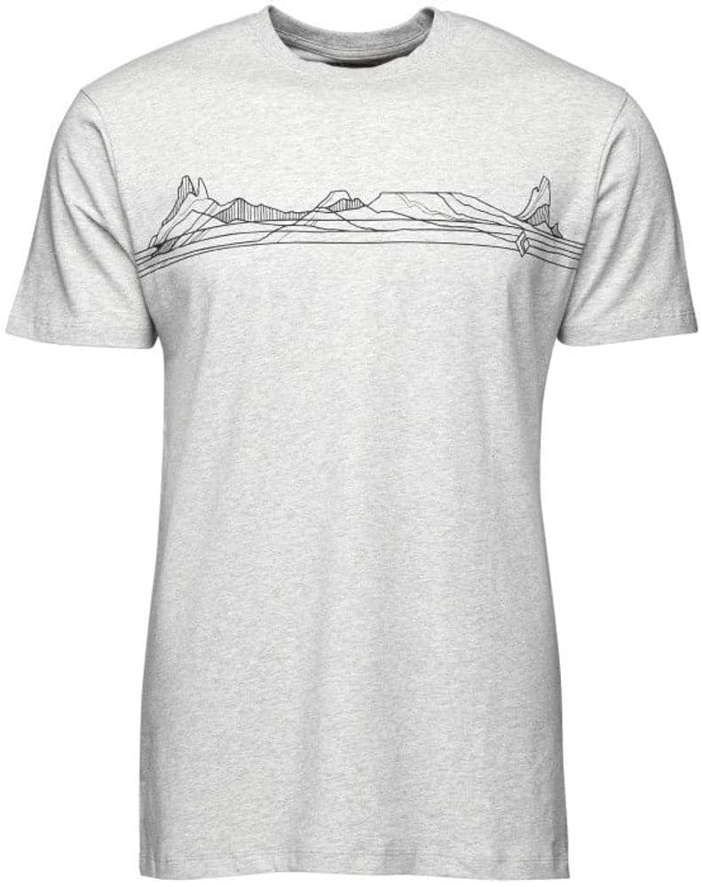 Desert Lines SS Tee luomupuuvillainen t-paita, vaaleanharmaa, view: 0