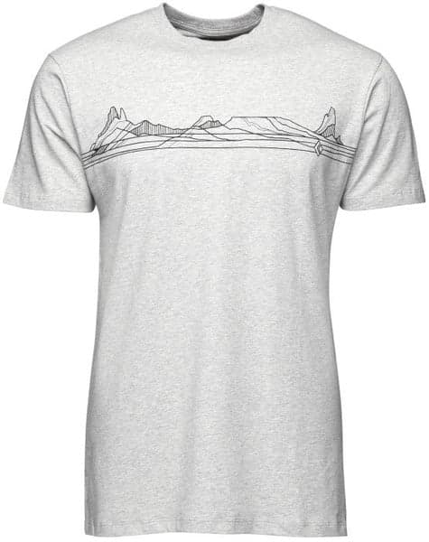 Desert Lines SS Tee luomupuuvillainen t-paita, vaaleanharmaa, view: 0
