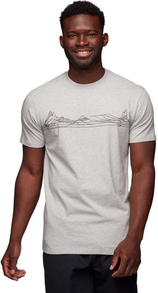 Desert Lines SS Tee luomupuuvillainen t-paita, vaaleanharmaa, view: 1