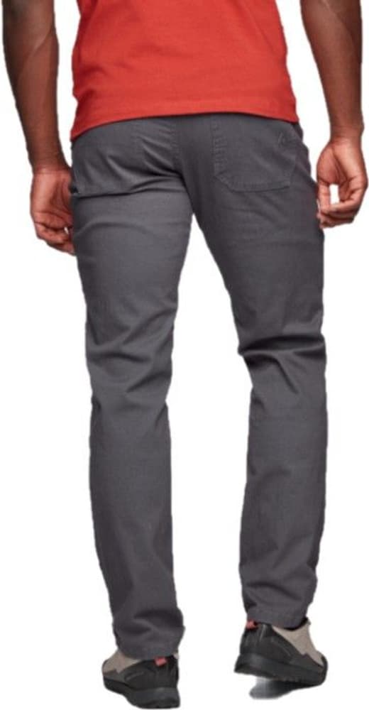 Stretch Font Pants housut, tummanharmaa, view: 2