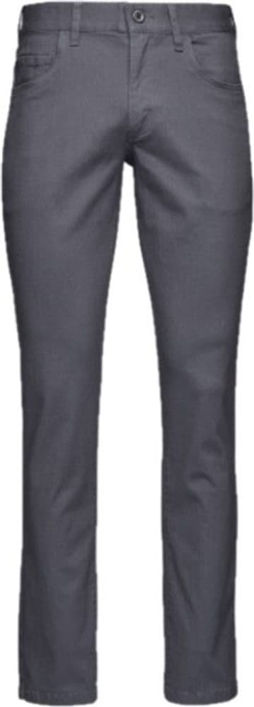 Stretch Font Pants housut, tummanharmaa, view: 0