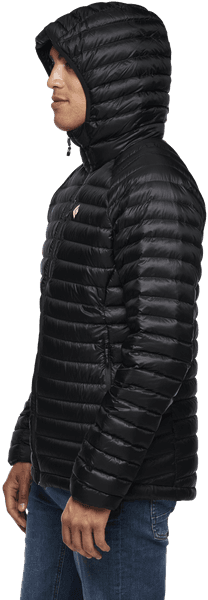 Approach Down Hoody untuvatakki, Black, view: 2