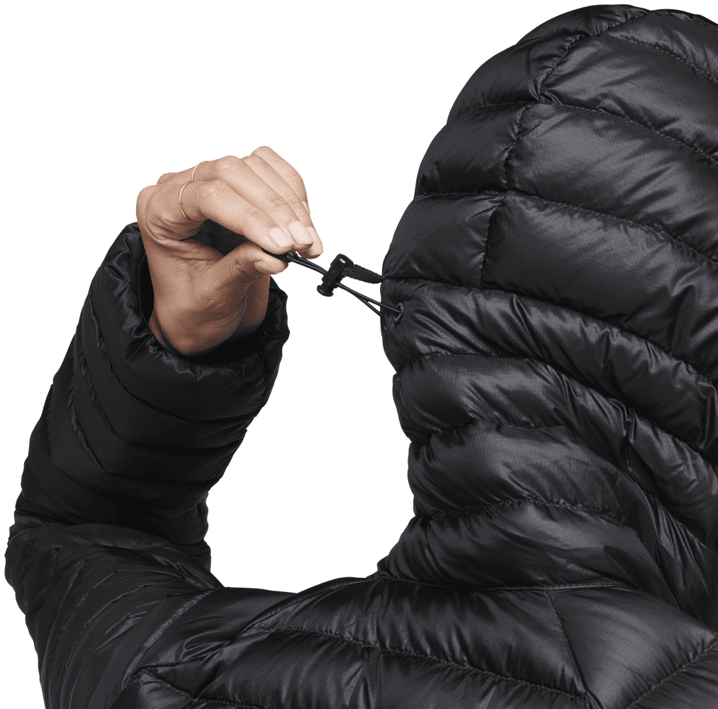 Approach Down Hoody untuvatakki, Black, view: 5