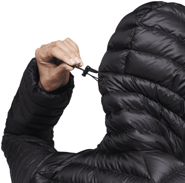 Approach Down Hoody untuvatakki, Black, view: 5