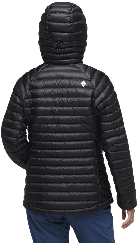 Approach Down Hoody naisten untuvatakki, Black, view: 3