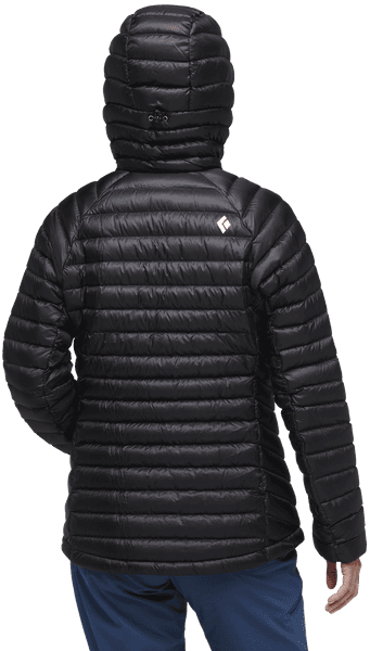 Approach Down Hoody naisten untuvatakki, Black, view: 3